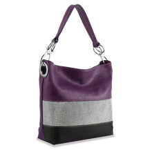 Load image into Gallery viewer, Bling Accent Banded Hobo
