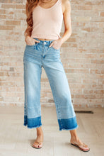 Load image into Gallery viewer, Judy Blue High Rise Wide Leg Crop Jeans in Medium Wash
