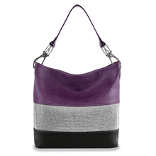 Load image into Gallery viewer, Bling Accent Banded Hobo
