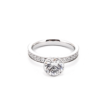 Load image into Gallery viewer, RG112W B.Tiff 2 ct Solitaire Pave Engagement Ring
