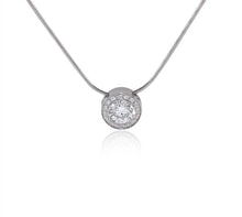 Load image into Gallery viewer, B.Tiff Aŭreolo 1ct Pendant
