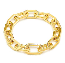 Load image into Gallery viewer, BG200G B.Tiff High Polish Gold Paperclip Bracelet
